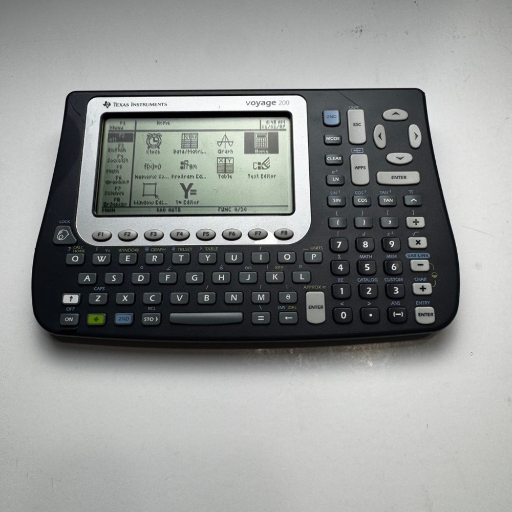 Texas Instruments Voyage 200 Graphing Calculator QWERTY Keyboard CAS Handheld